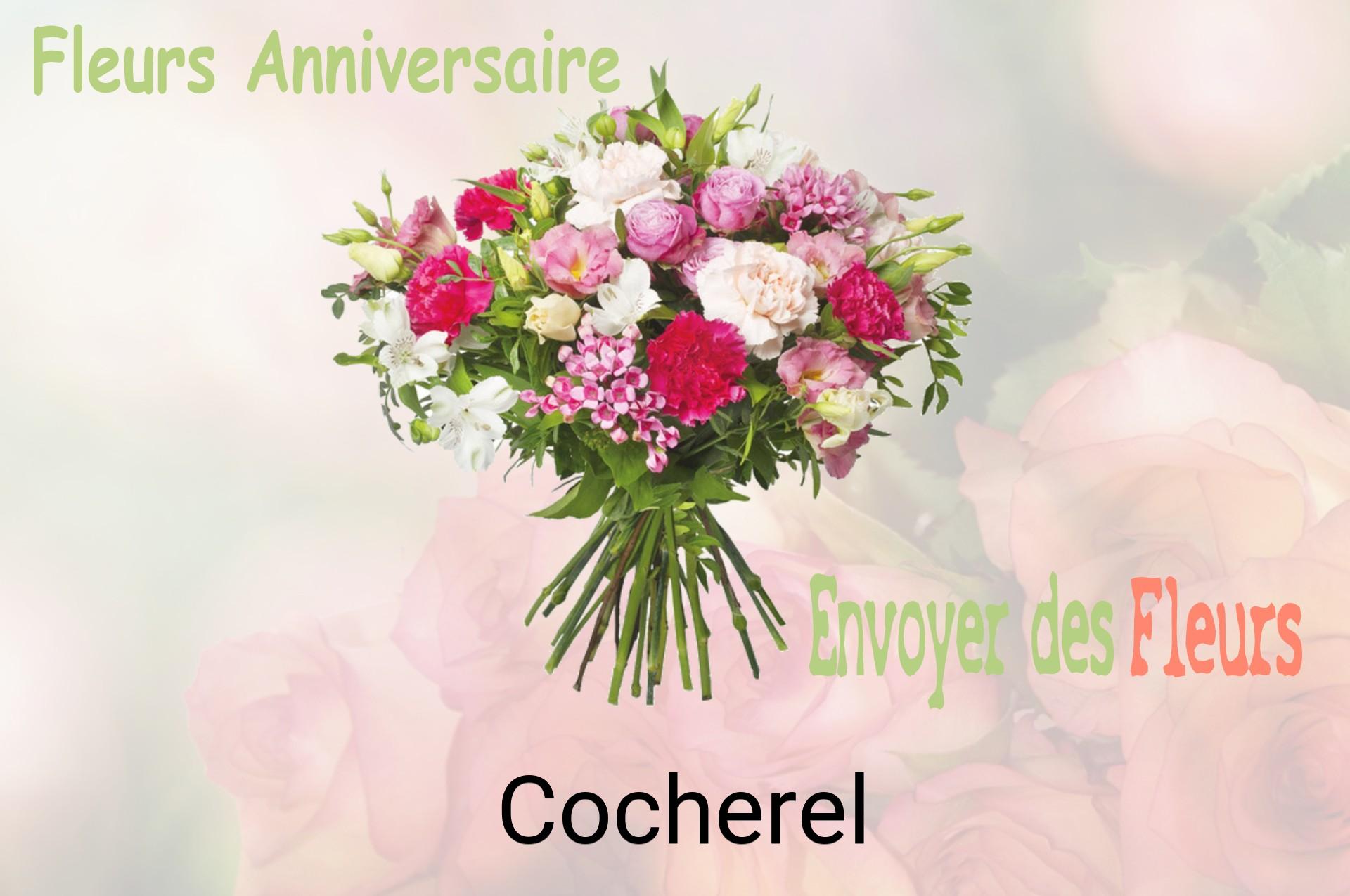 Bouquet de fleurs d’anniversaire livré à Cocherel